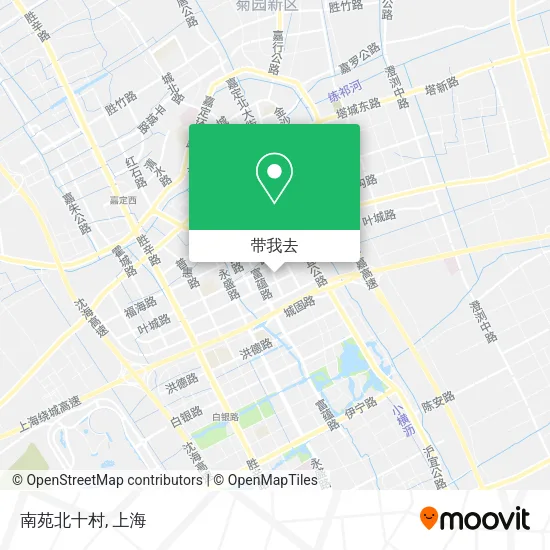 南苑北十村地图