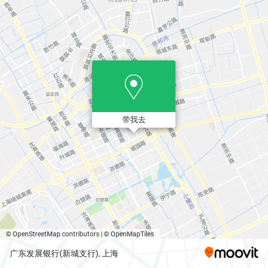 广东发展银行(新城支行)地图