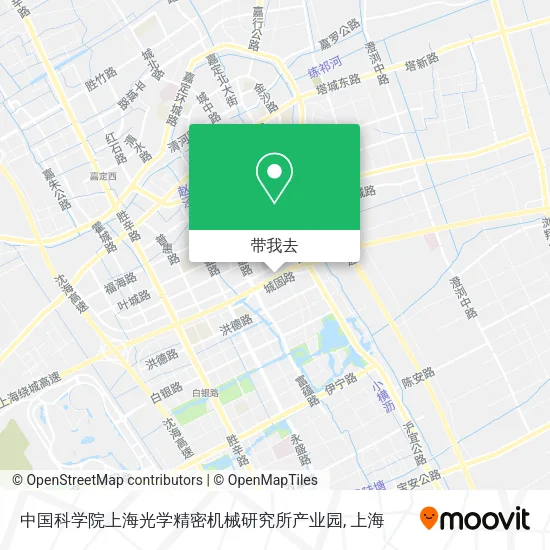 中国科学院上海光学精密机械研究所产业园地图