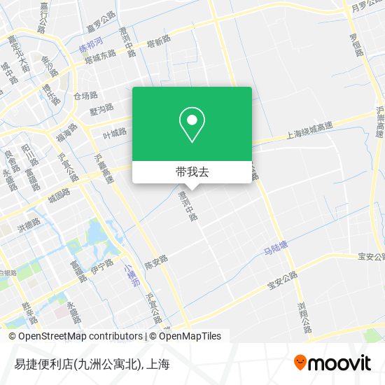 易捷便利店(九洲公寓北)地图