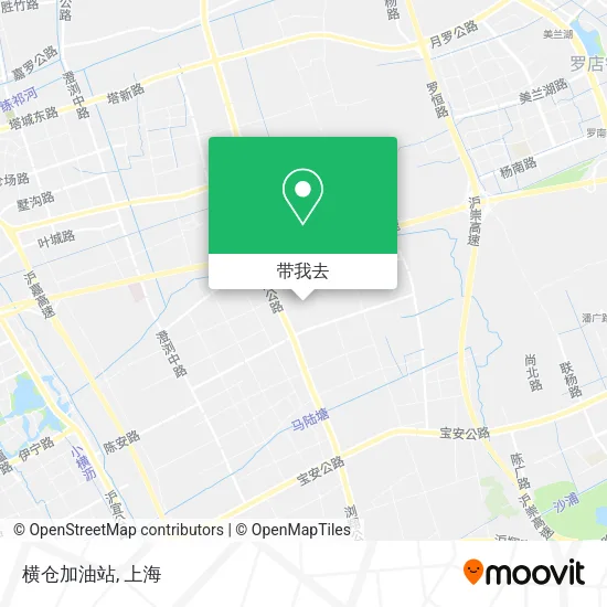 横仓加油站地图