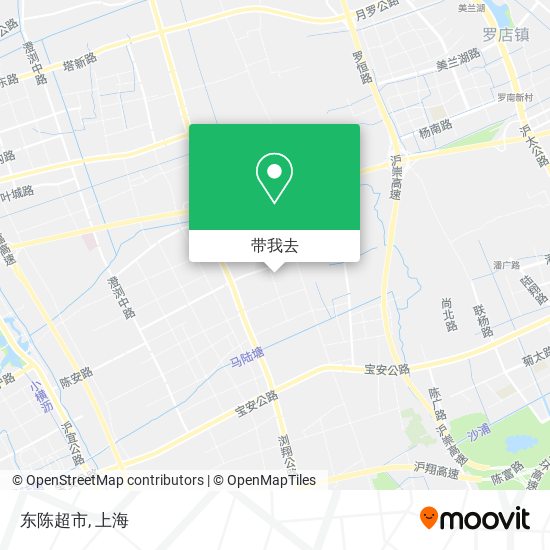 东陈超市地图
