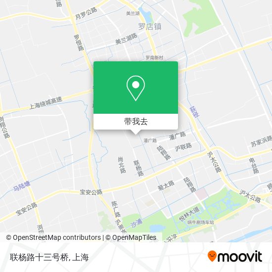 联杨路十三号桥地图