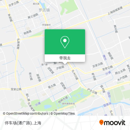 停车场(潘广路)地图