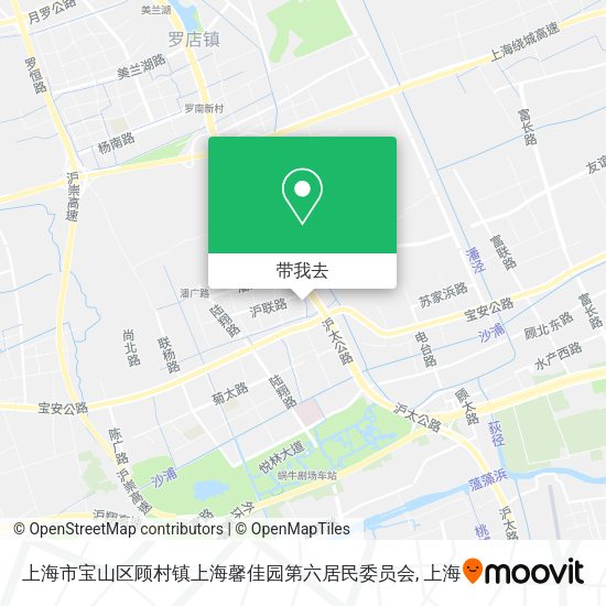 上海市宝山区顾村镇上海馨佳园第六居民委员会地图