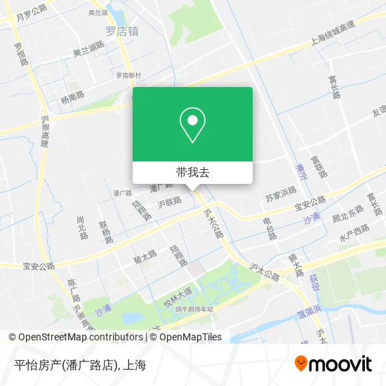 平怡房产(潘广路店)地图