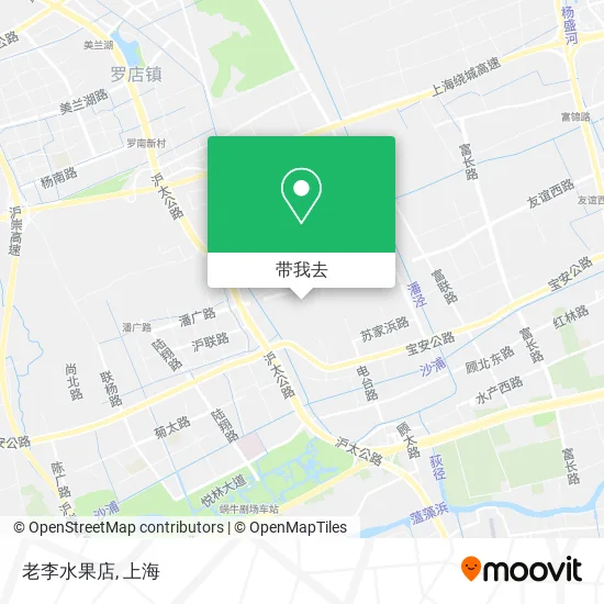 老李水果店地图