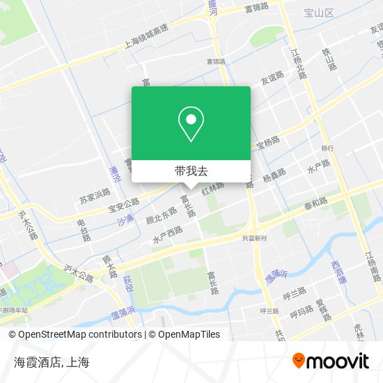 海霞酒店地图