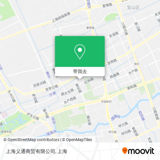 上海义通商贸有限公司地图