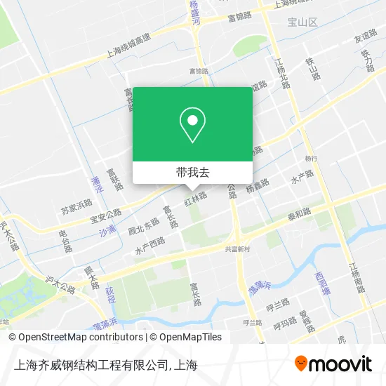 上海齐威钢结构工程有限公司地图