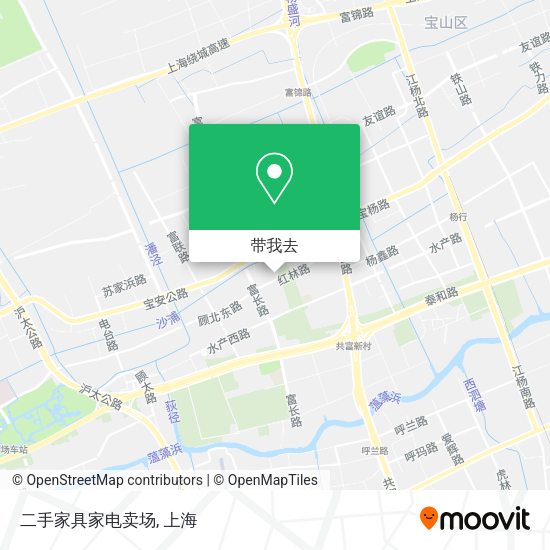 二手家具家电卖场地图