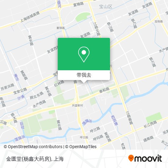 金匮堂(杨鑫大药房)地图