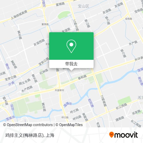 鸡排主义(梅林路店)地图
