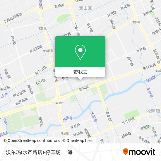 沃尔玛(水产路店)-停车场地图