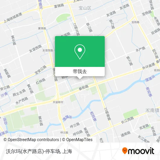 沃尔玛(水产路店)-停车场地图