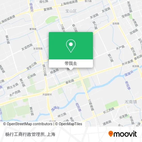 杨行工商行政管理所地图