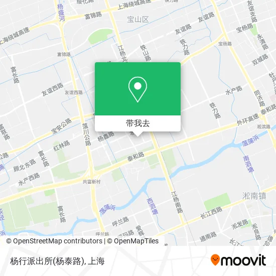 杨行派出所(杨泰路)地图