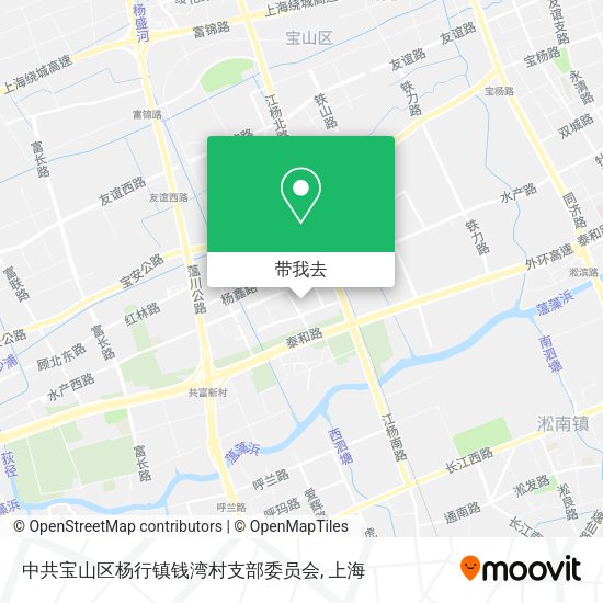 中共宝山区杨行镇钱湾村支部委员会地图