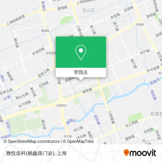 雅悦齿科(杨鑫路门诊)地图