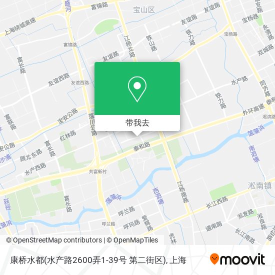 康桥水都(水产路2600弄1-39号 第二街区)地图