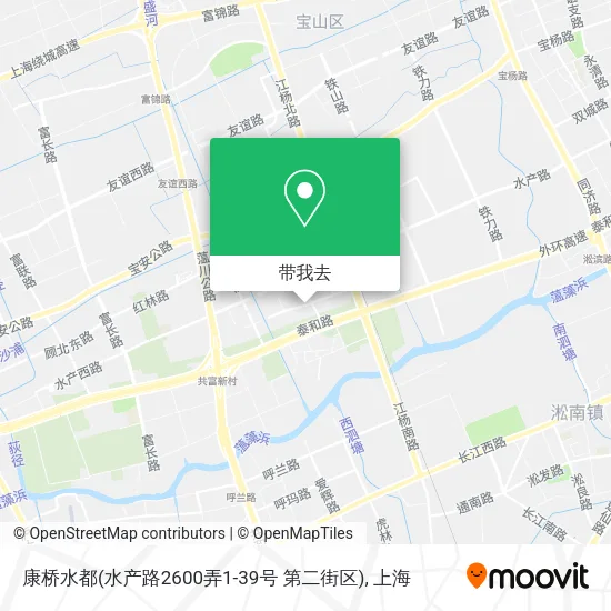 康桥水都(水产路2600弄1-39号 第二街区)地图
