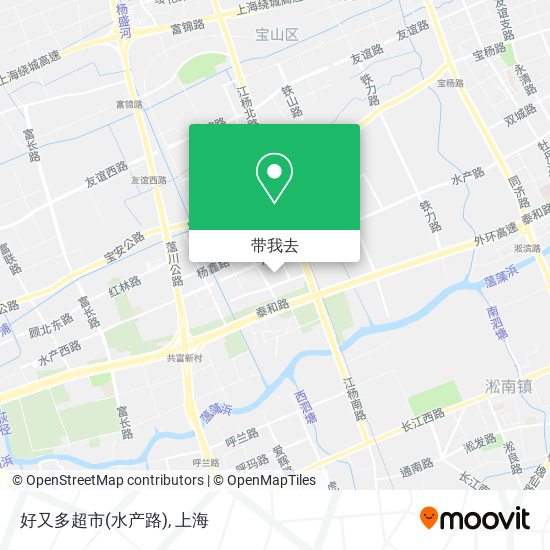 好又多超市(水产路)地图