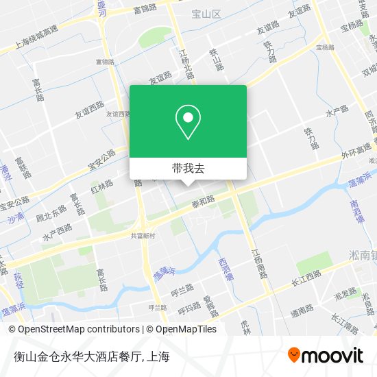 衡山金仓永华大酒店餐厅地图