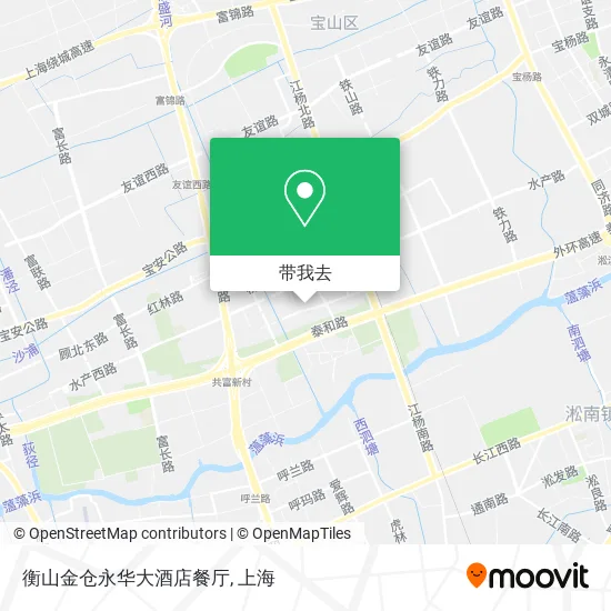 衡山金仓永华大酒店餐厅地图