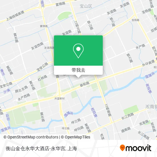 衡山金仓永华大酒店-永华宫地图