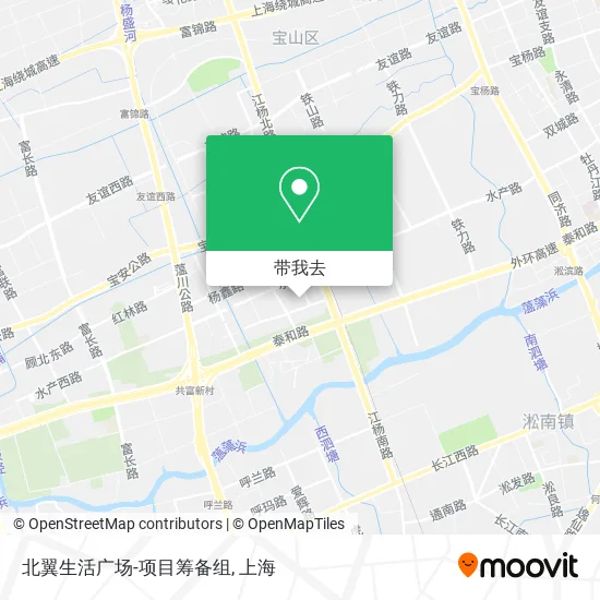 北翼生活广场-项目筹备组地图