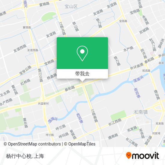 杨行中心校地图