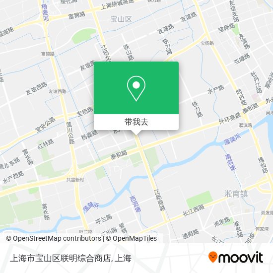 上海市宝山区联明综合商店地图