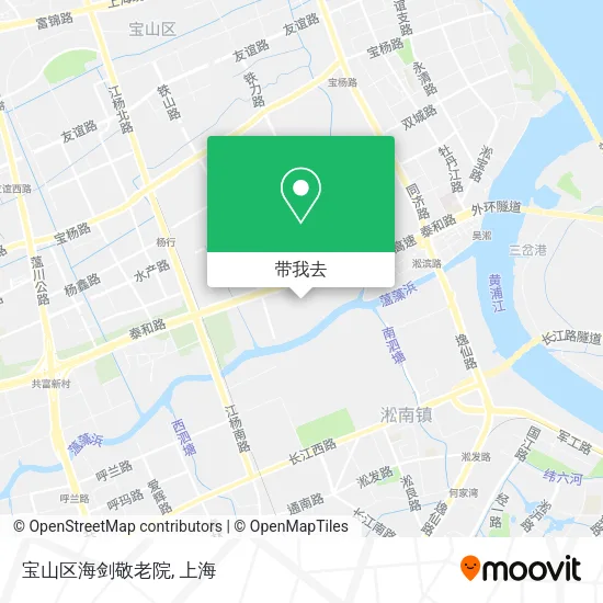 宝山区海剑敬老院地图