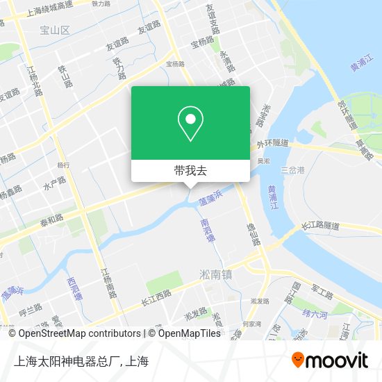 上海太阳神电器总厂地图
