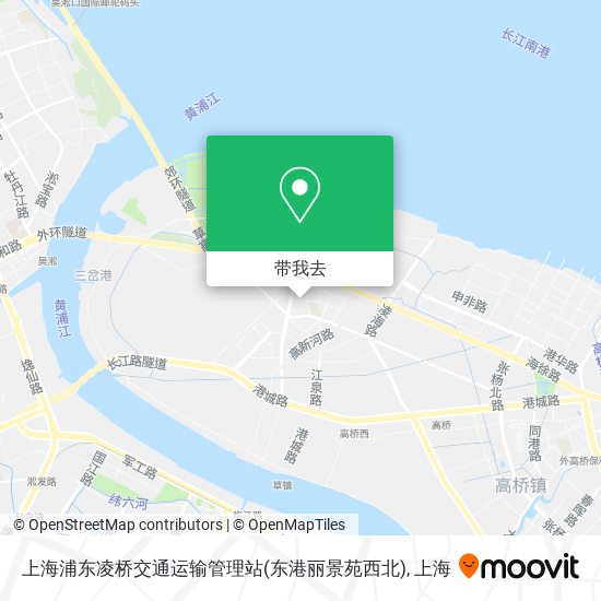 上海浦东凌桥交通运输管理站(东港丽景苑西北)地图