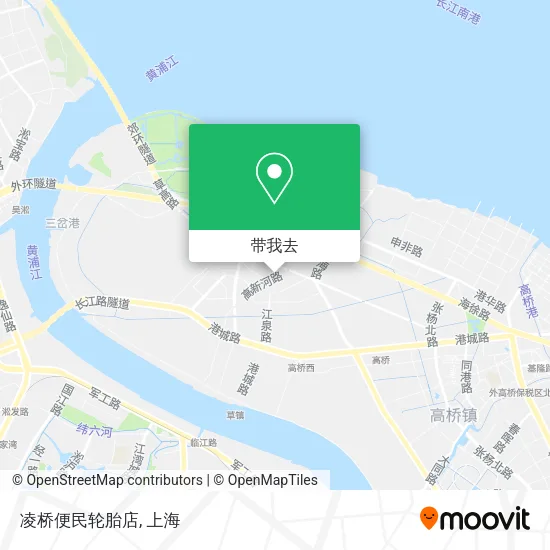 凌桥便民轮胎店地图