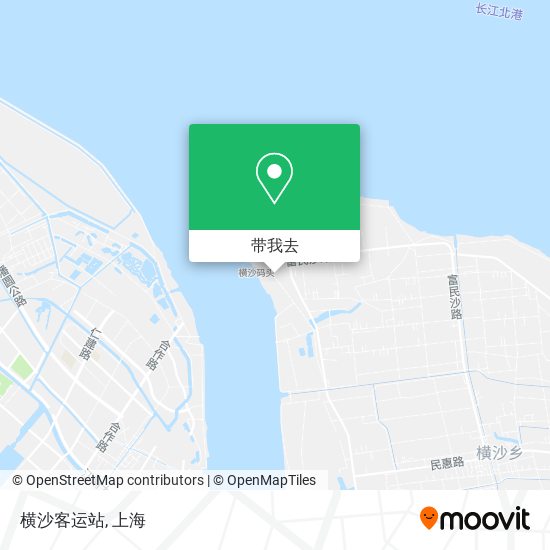 横沙客运站地图