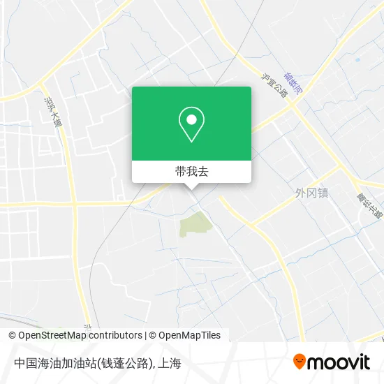 中国海油加油站(钱蓬公路)地图
