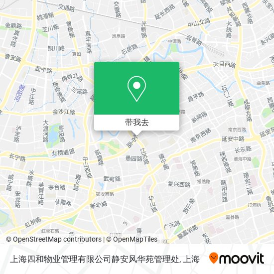 上海四和物业管理有限公司静安风华苑管理处地图