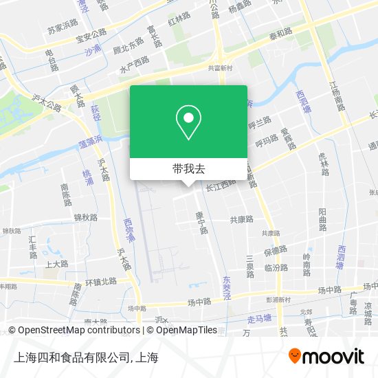 上海四和食品有限公司地图