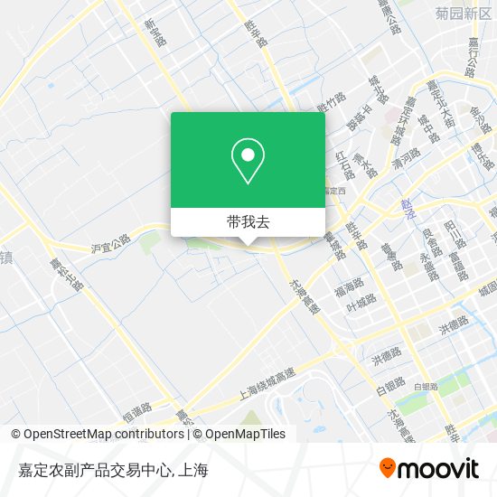 嘉定农副产品交易中心地图