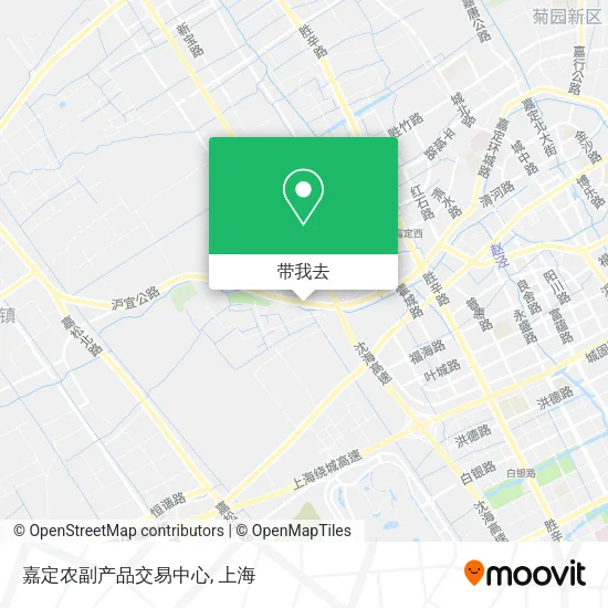 嘉定农副产品交易中心地图