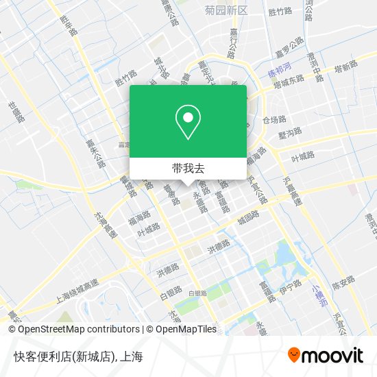 快客便利店(新城店)地图