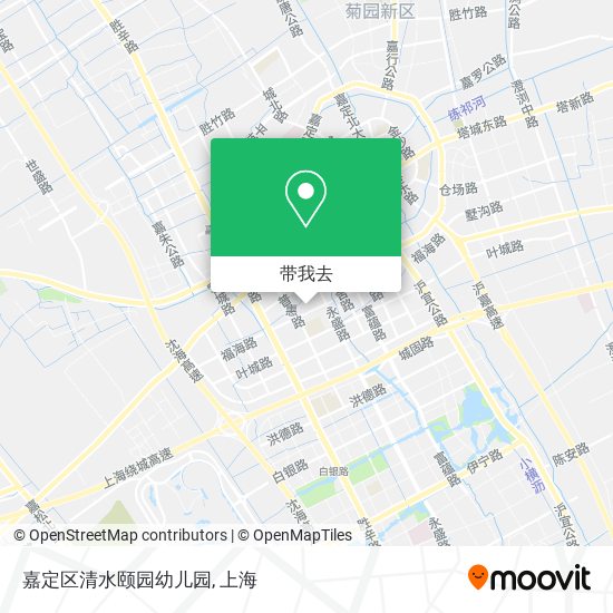 嘉定区清水颐园幼儿园地图