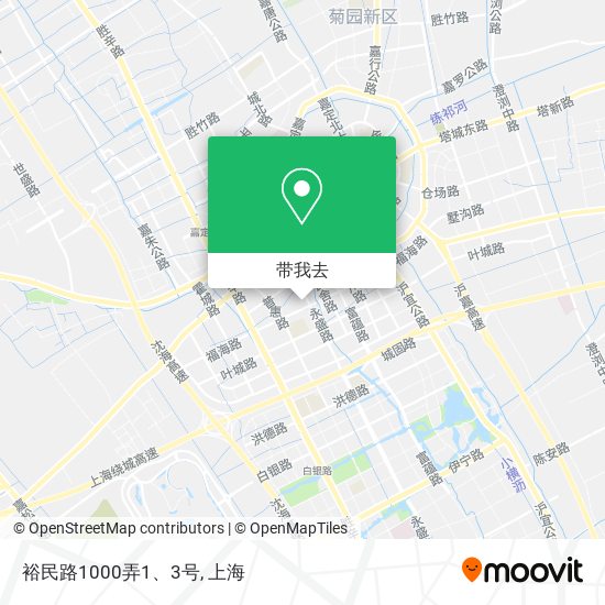 裕民路1000弄1、3号地图