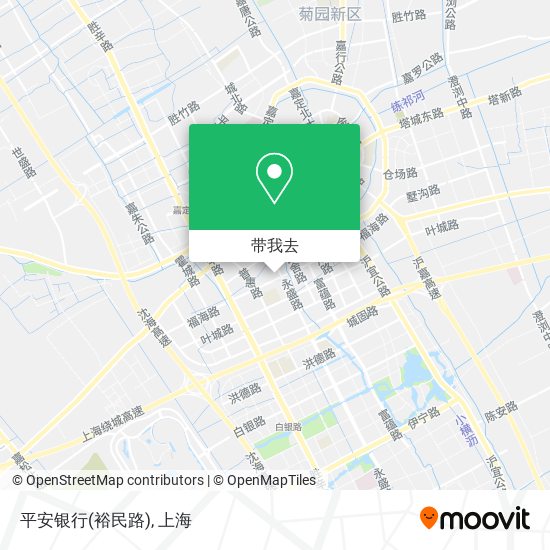 平安银行(裕民路)地图