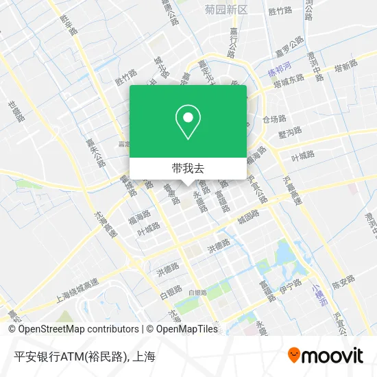 平安银行ATM(裕民路)地图