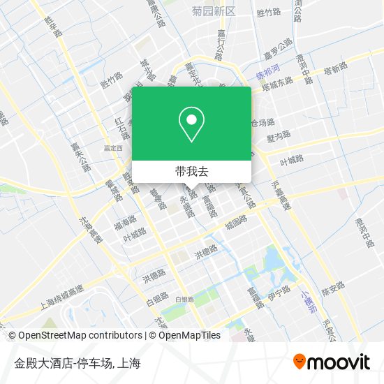 金殿大酒店-停车场地图
