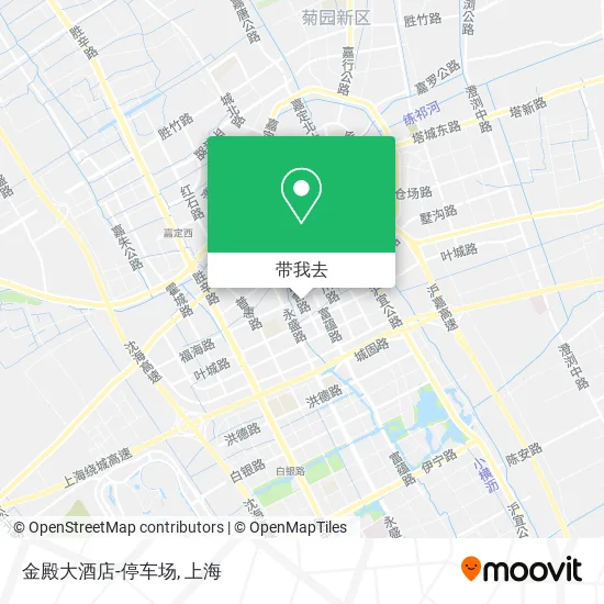 金殿大酒店-停车场地图