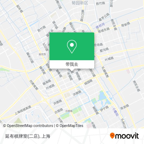 延有棋牌室(二店)地图